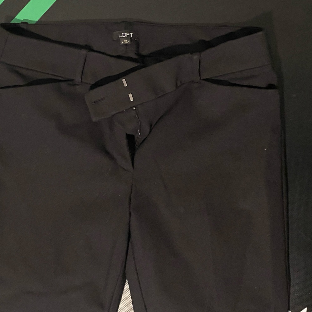 Loft wide leg black trousers NWT - Picture 5 of 11